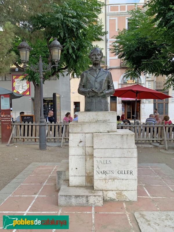 Valls - Monument a Narcís Oller