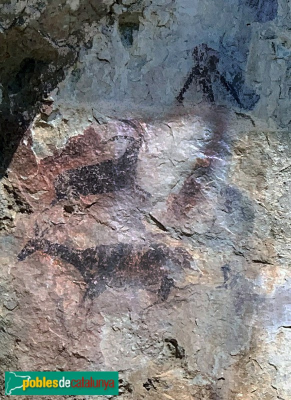 El Perelló - Pintures rupestres de Cabrafeixet (Foto: Albert Esteves, 2019) El Perelló - Pintures rupestres de Cabrafeixet