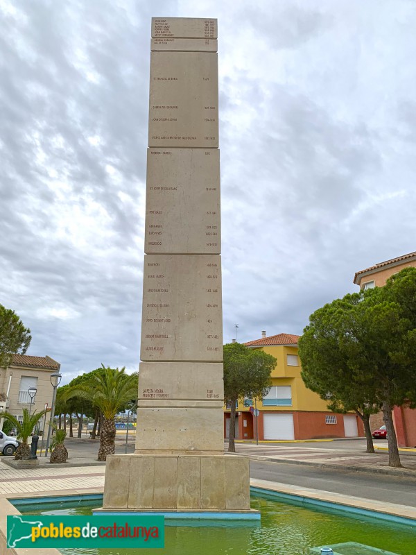 Camarles - Monument als Presidents
