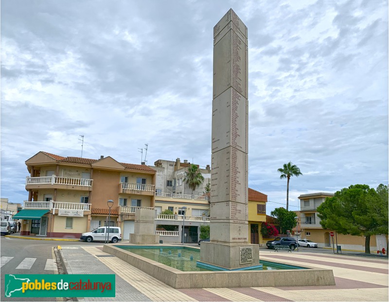 Camarles - Monument als Presidents