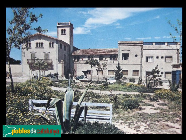 L'Ametlla de Mar - Hostal Bon Repòs, postal antiga, c1960