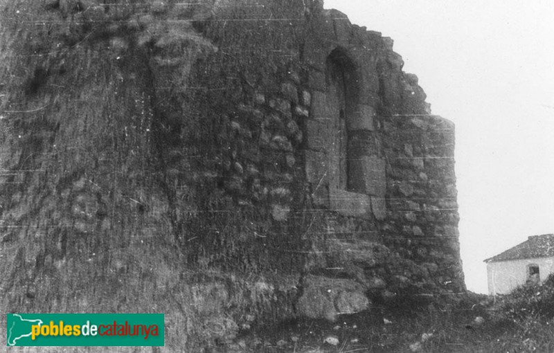 L'Aldea - Torre de l'Ermita, abans de la reconstrucció