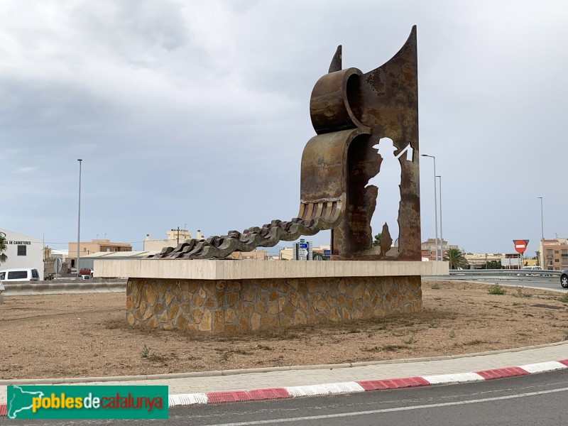 Deltebre - Monument als Regants (Foto: Albert Esteves, 2019) Deltebre - Monument als Regants
