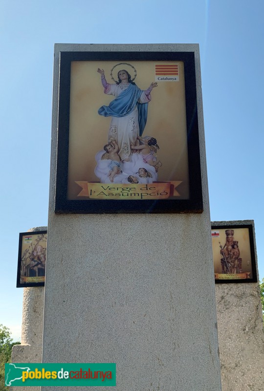 Deltebre - El Muntell de les Verges, Verge de l'Assumpció (Foto: Albert Esteves, 2019) Deltebre - El Muntell de les Verges, Verge de l'Assumpció