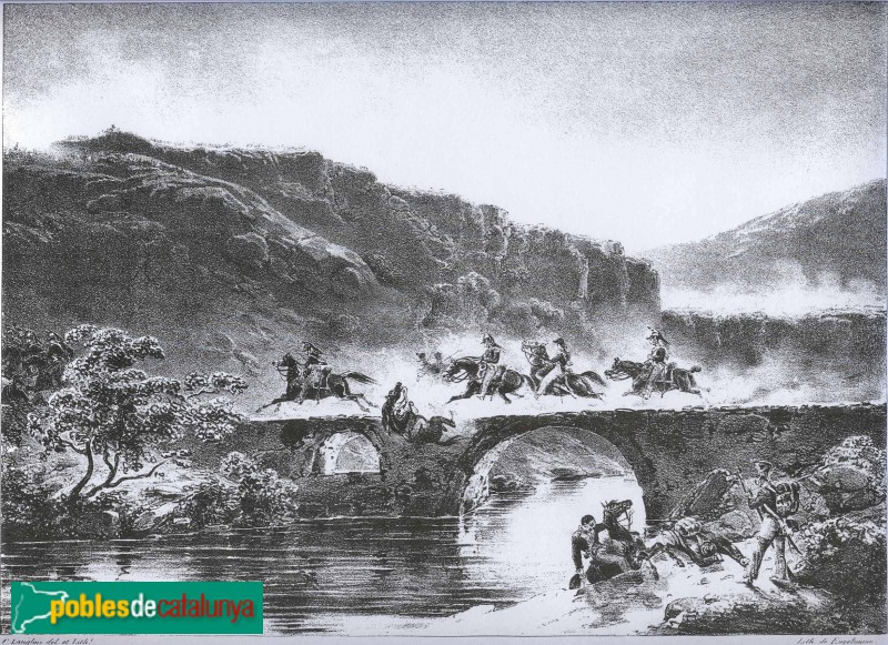 Valls - Gravat de la batalla del Pont de Goi