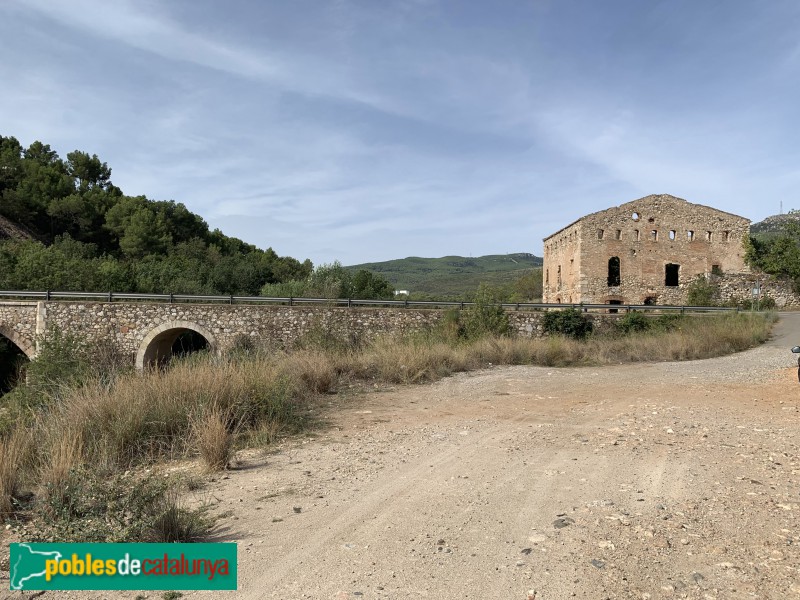 Valls - Molí del Pont de Goi (Foto: Albert Esteves, 2019) Valls - Molí del Pont de Goi