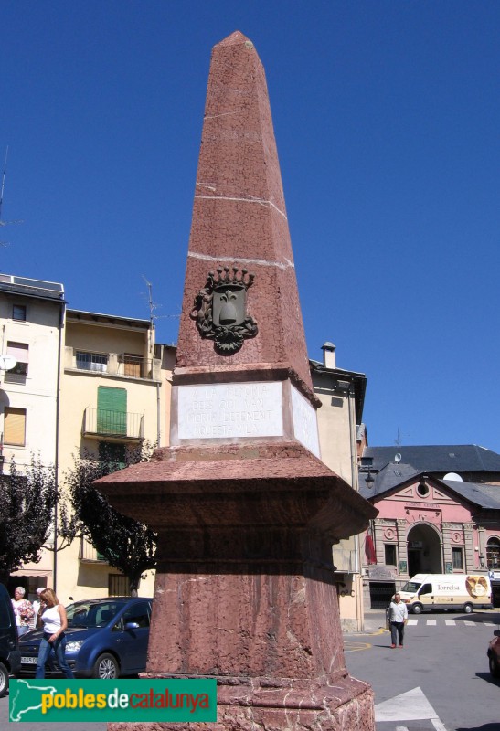 Puigcerdà - Obelisc