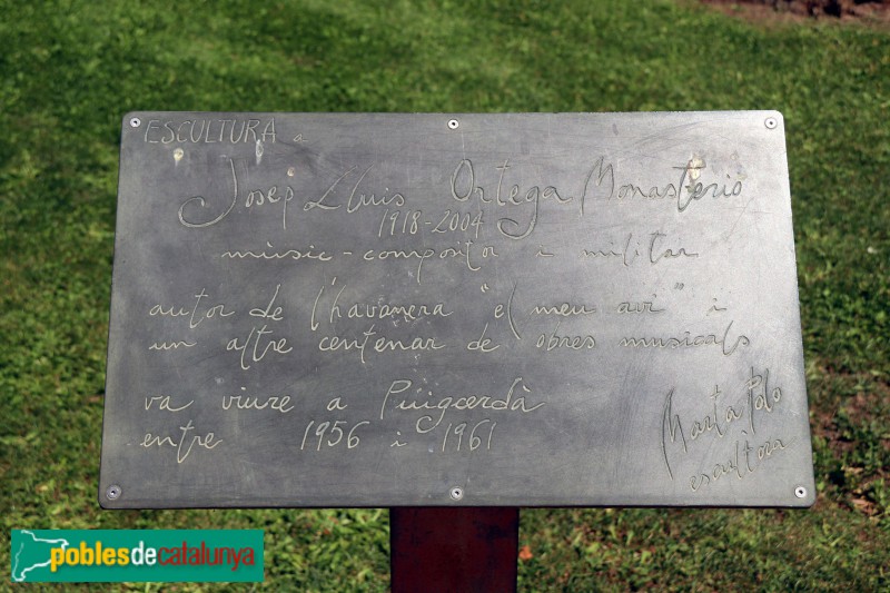 Puigcerdà - Monument a Ortega Monasterio