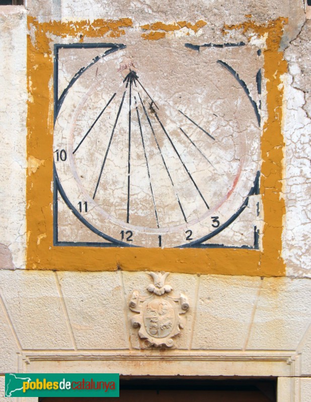 El Milà - Molí del Ricard, rellotge de sol