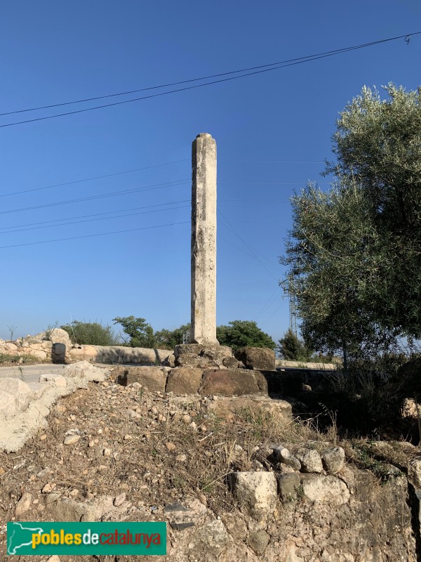 Alcover - Creu de terme del camí dels Quints (Foto: Albert Esteves, 2019) Alcover - Creu de terme del camí dels Quints