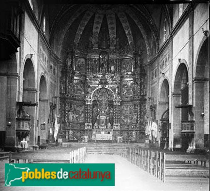 Alcover - Església de l'Assumpció (Foto: Jaume Biosca -Arxiu Fotogràfic Centre Excursionista de Catalunya-, 1928) Alcover - Església de l'Assumpció