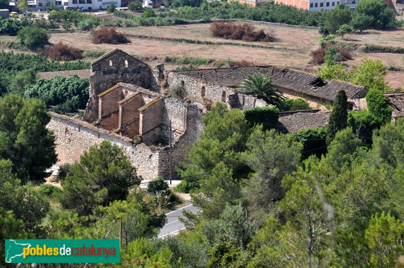 Alcover - Convent de Santa Anna, abans de la restauració (Foto: Jordi Contijoch -Invarquit.Gencat.cat-, 2009) Alcover - Convent de Santa Anna, abans de la restauració