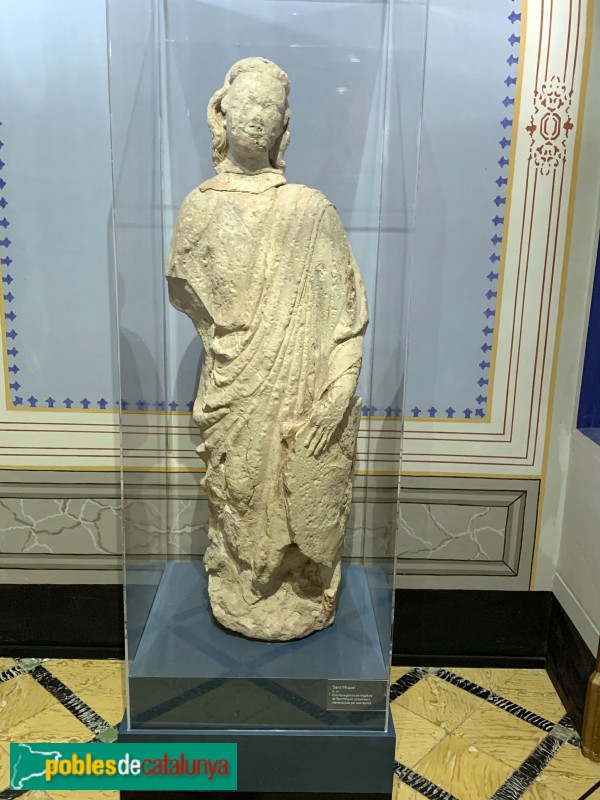 Alcover - Escultura gòtica original de Sant Miquel (Museu d'Alcover)
