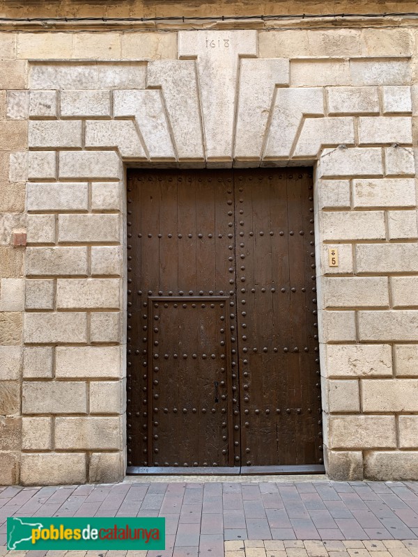 Alcover - Portal de Ca Cosme Vidal (1618)