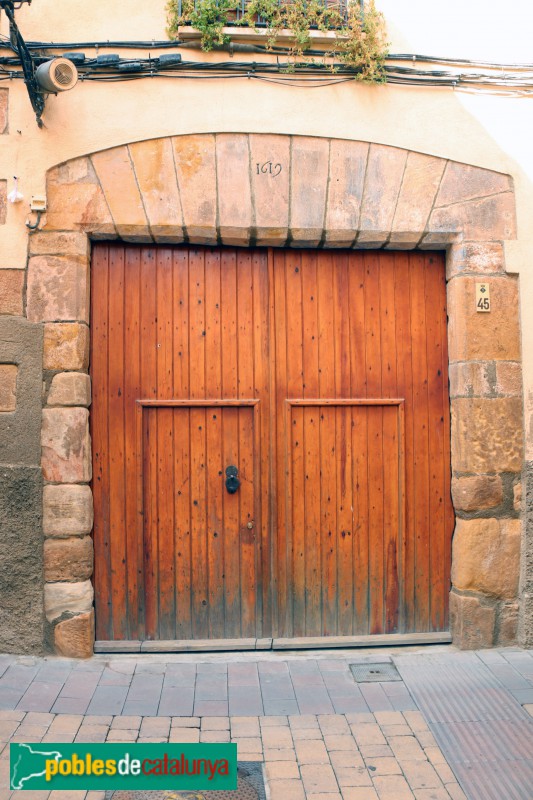 Alcover - Portal de Cal Tarongers (1619)