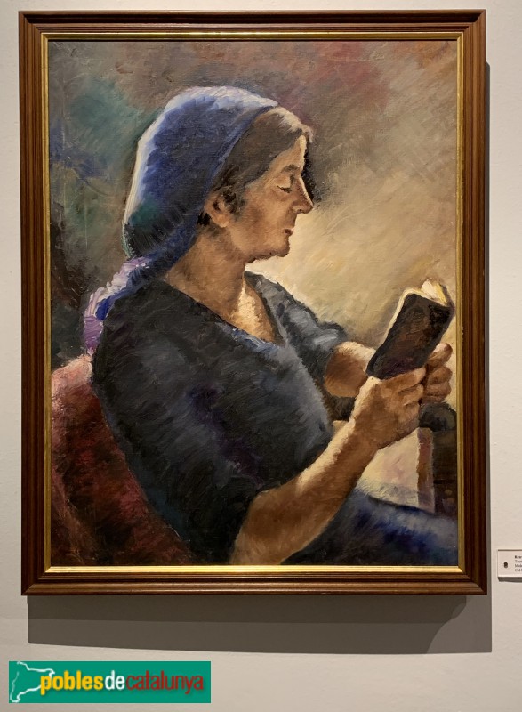 Alcover - Museu Municipal. Pintura de Català Gomis. La mare de l'artista