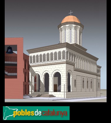 Barcelona - Església ortodoxa romanesa Sant Jordi, projecte