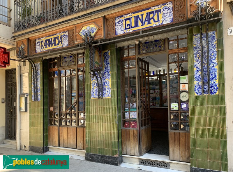 Barcelona - Farmàcia Guinart (Foto: Albert Esteves, 2019) Barcelona - Farmàcia Guinart