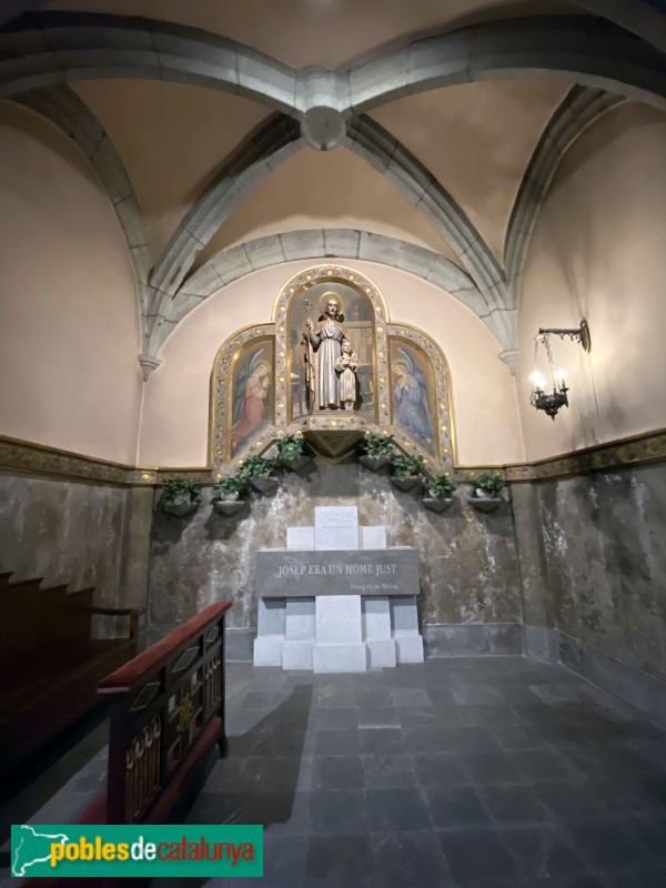 Arenys de Mar- Església de Santa Maria. Capella de Sant Josep