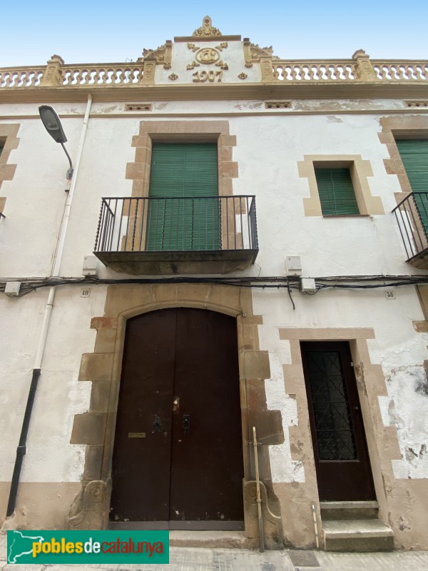 Arenys de Mar - Casa del carrer d'Avall, 38-40