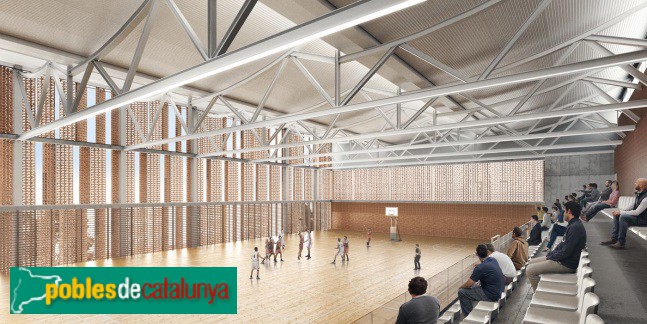 Barcelona - Complex Esportiu Municipal Camp del Ferro, projecte (Foto: Servei de Premsa, Ajuntament de Barcelona) Barcelona - Complex Esportiu Municipal Camp del Ferro, projecte