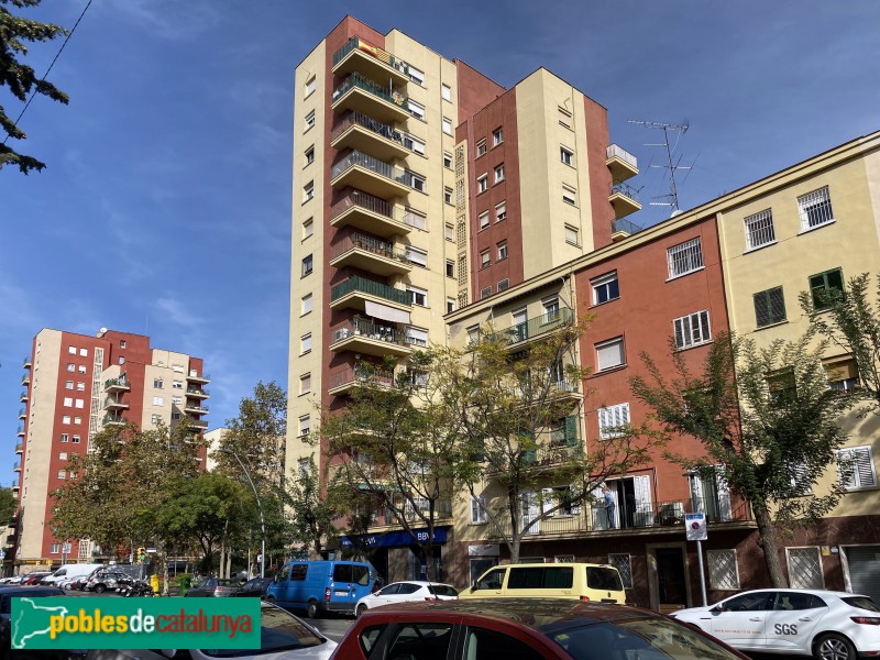 Barcelona - Habitatges del Congrés (Foto: Albert Esteves, 2019) Barcelona - Habitatges del Congrés