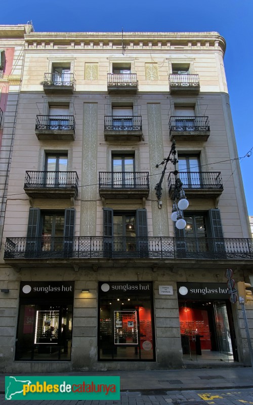 Barcelona - Plaça Sant Jaume, 3, façana Ferran