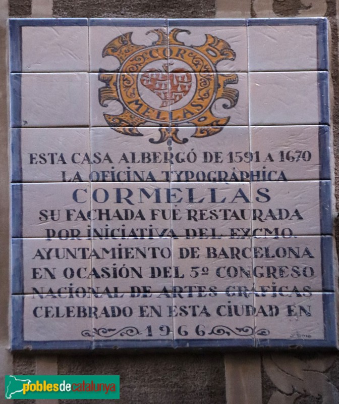 Barcelona - Antiga Tipogràfica Cormellas