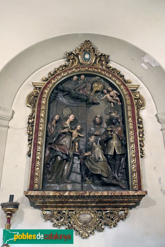 Barcelona - Església de Sant Felip Neri, interior (Foto: Albert Esteves, 2019) Barcelona - Església de Sant Felip Neri, interior