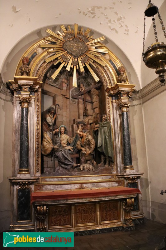Barcelona - Església de Sant Felip Neri, interior (Foto: Albert Esteves, 2019) Barcelona - Església de Sant Felip Neri, interior