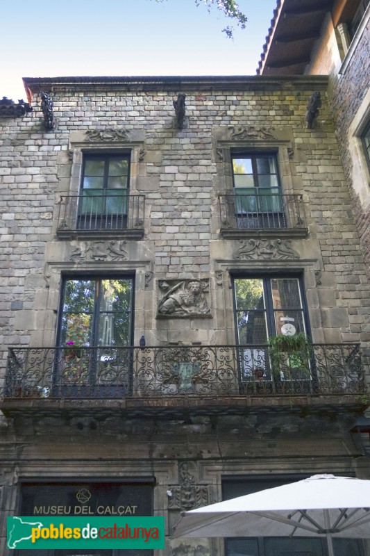 Barcelona - Casa del gremi de Sabaters (Foto: Albert Esteves, 2019) Barcelona - Casa del gremi de Sabaters