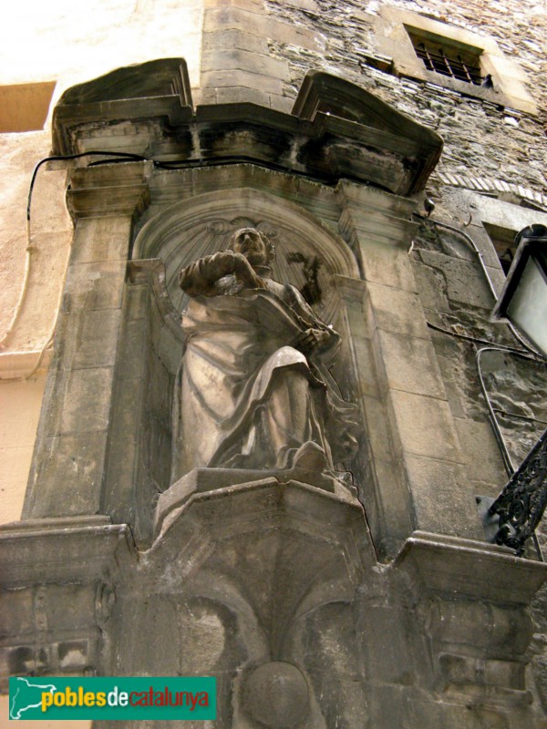 Barcelona - Església de Sant Felip Neri, carrer de la Palla
