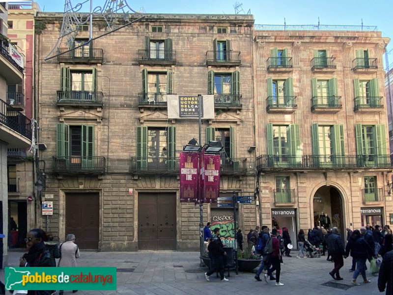 Barcelona - Els palaus Castanyer i Castell de Pons
