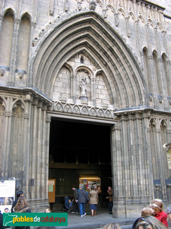 Església de Santa Maria del Pi. Porta principal