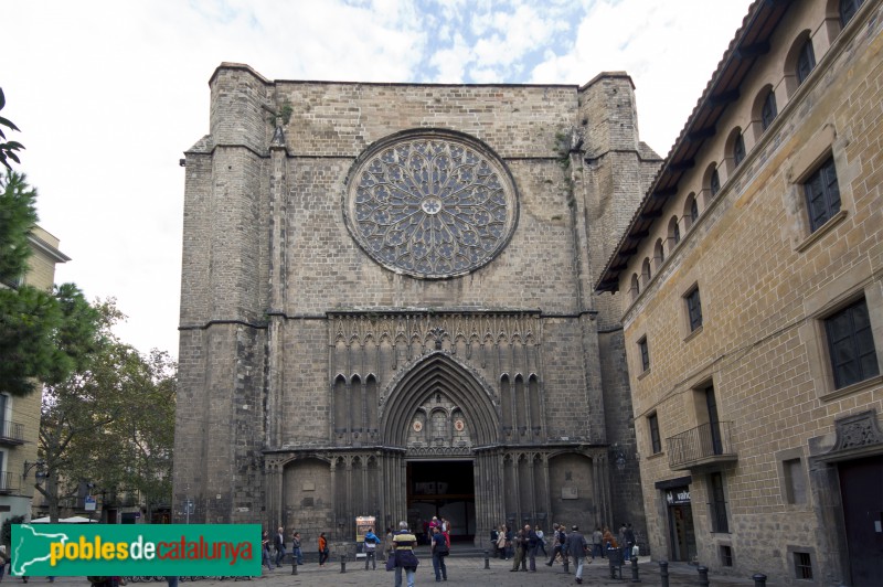 Barcelona - Església de Santa Maria del Pi (Foto: Trolvag, 2012) Barcelona - Església de Santa Maria del Pi