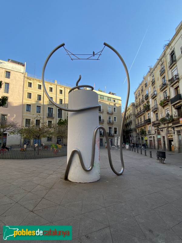 Barcelona - Monument de la plaça George Orwell
