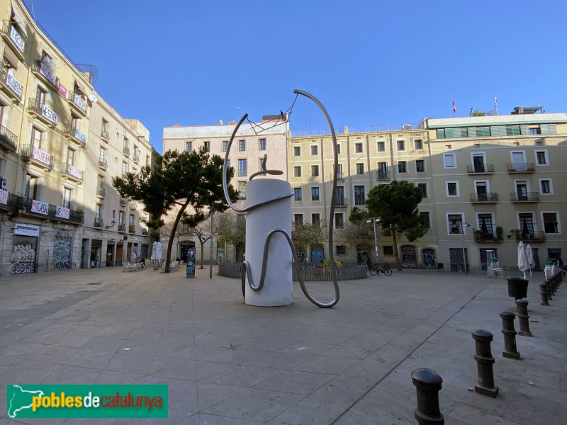 Barcelona - Monument de la plaça George Orwell