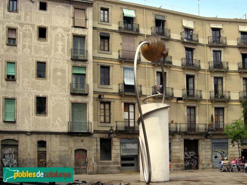 Barcelona - Monument de la plaça George Orwell