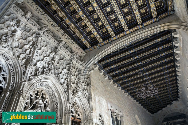Barcelona - Palau de la Generalitat. Galeria gòtica (Foto: José Aguado, 2017) Barcelona - Palau de la Generalitat. Galeria gòtica