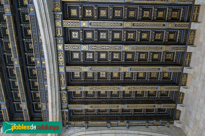 Barcelona - Palau de la Generalitat. Galeria gòtica (Foto: José Aguado, 2017) Barcelona - Palau de la Generalitat. Galeria gòtica