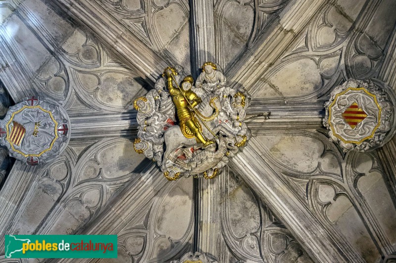 Barcelona - Palau de la Generalitat. Capella de Sant Jordi