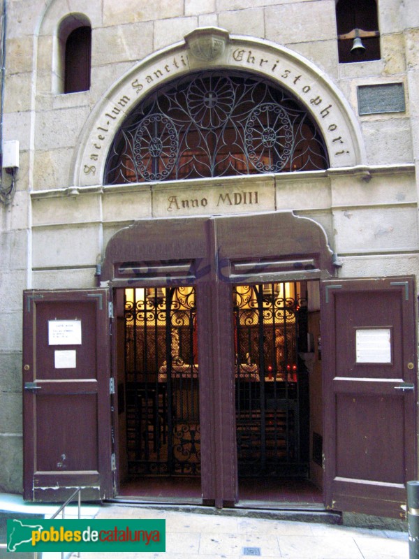 Barcelona - Capella de Sant Cristòfol