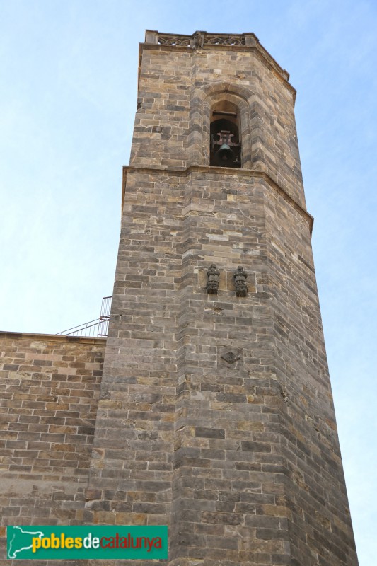 Barcelona - Església dels Sants Just i Pastor, campanar (Foto: Albert Esteves, 2019) Barcelona - Església dels Sants Just i Pastor, campanar