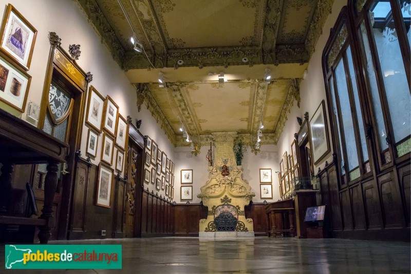 Barcelona - Palau Mornau, interior