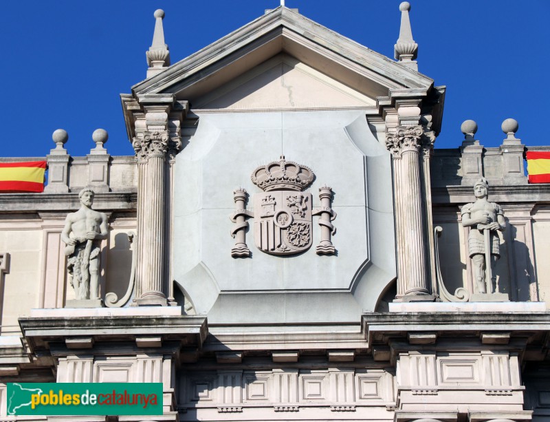 Barcelona - Antic Convent de la Mercè, façana del passeig Colom