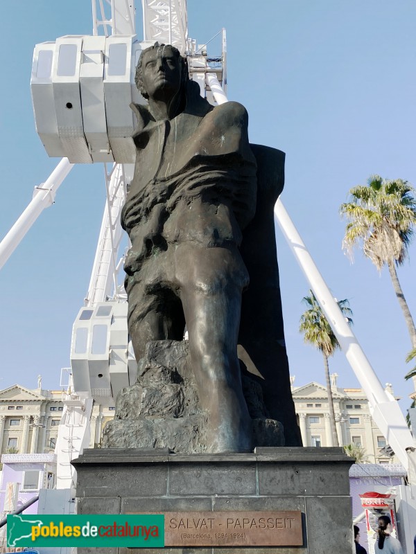 Barcelona - Monument a Salvat Papasseit