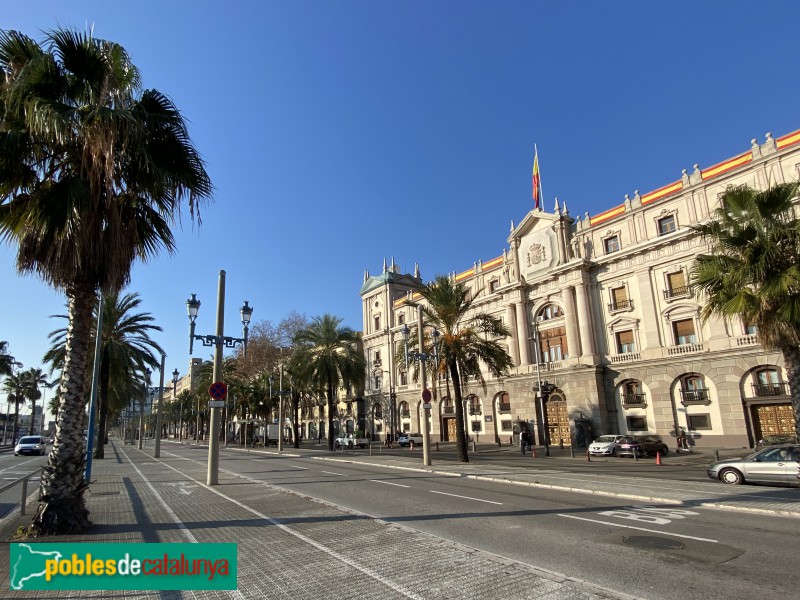Barcelona - Passeig Colom (Foto: Albert Esteves, 2020) Barcelona - Passeig Colom