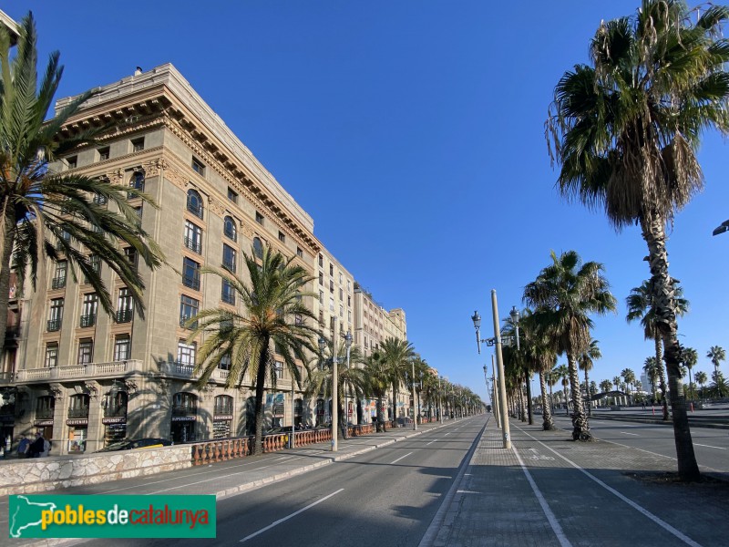 Barcelona - Passeig Colom (Foto: Albert Esteves, 2020) Barcelona - Passeig Colom