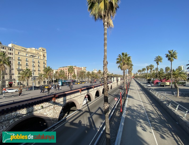 Barcelona - Passeig Colom (Foto: 2020) Barcelona - Passeig Colom