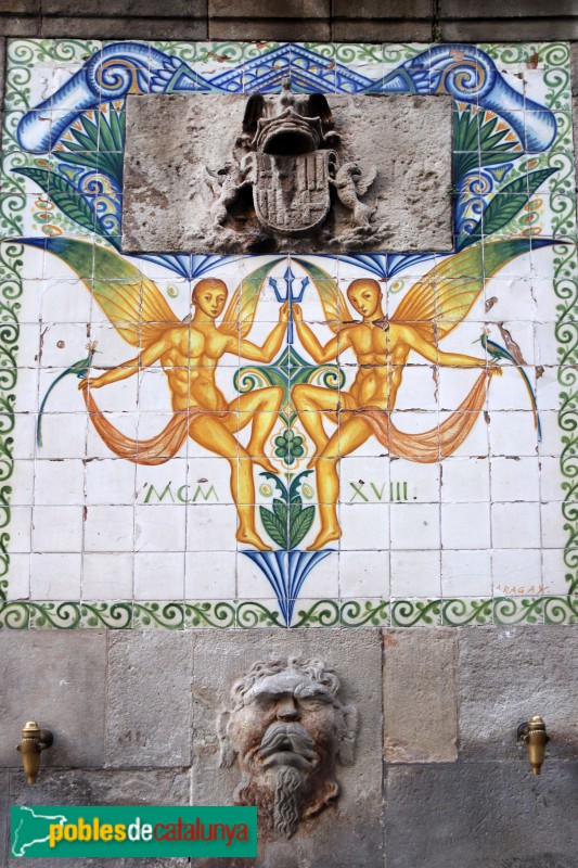 Barcelona - Font de Santa Anna (Foto: Albert Esteves, 2020) Barcelona - Font de Santa Anna